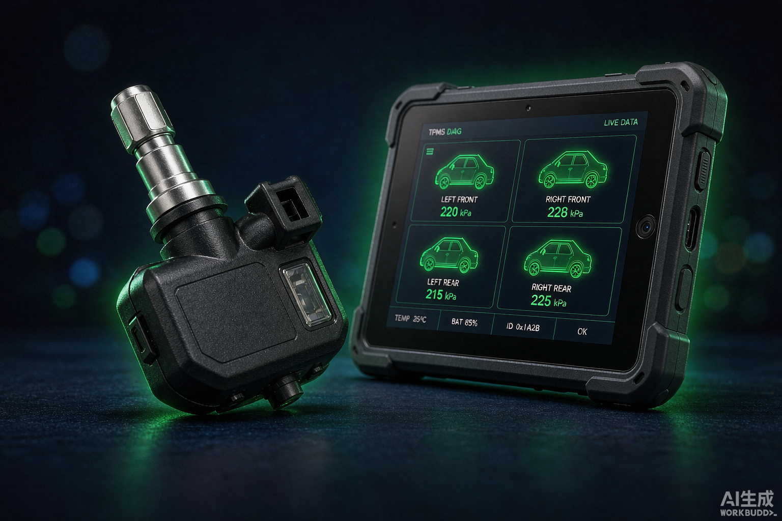 Foxwell Shows Off T20i Universal TPMS Sensor and TS5000 Smart Tool at