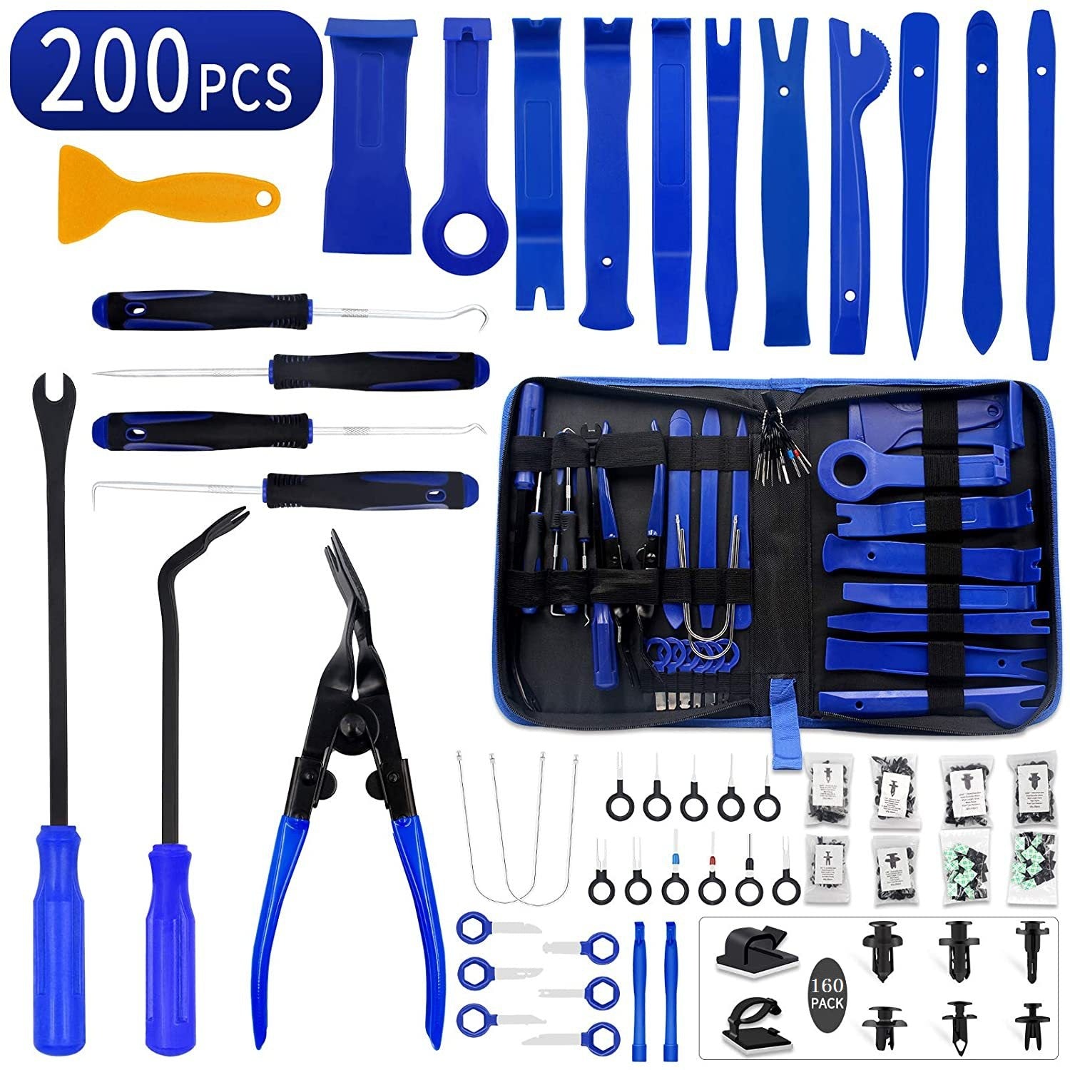 Auto Trim Removal Tool Set, 4 Stks Plastic Wrikken Gereedschap voor Auto Trim Removal Tool Set, 4 Stks Plastic Wrikken Gereedschap voor