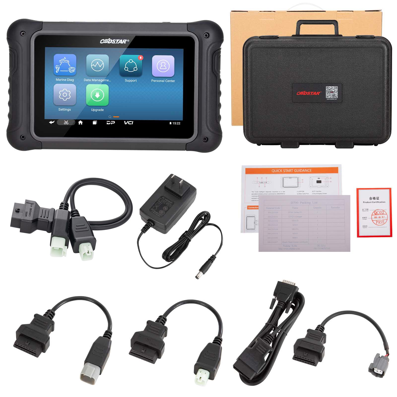 OBDSTAR D700 A Jet Ski Scanner Support Honda Yamaha Kawasaki Jetski BR