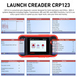 Launch X431 CRP123 Creader OBD2 Code Reader Scanner test Engine/ABS/SRS/AT Auto Diagnostic Tool - VXDAS Official Store