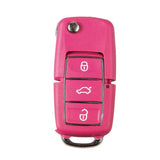 Xhorse XKB502EN Wire Universal Remote Key B5 Style 3 Buttons for VW VVDI Key Tool English Version