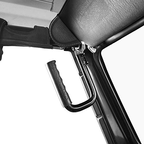 Black Steel Grab Handles For Jeep Wrangler TJ 1997-2006 – Front Driver & Passenger