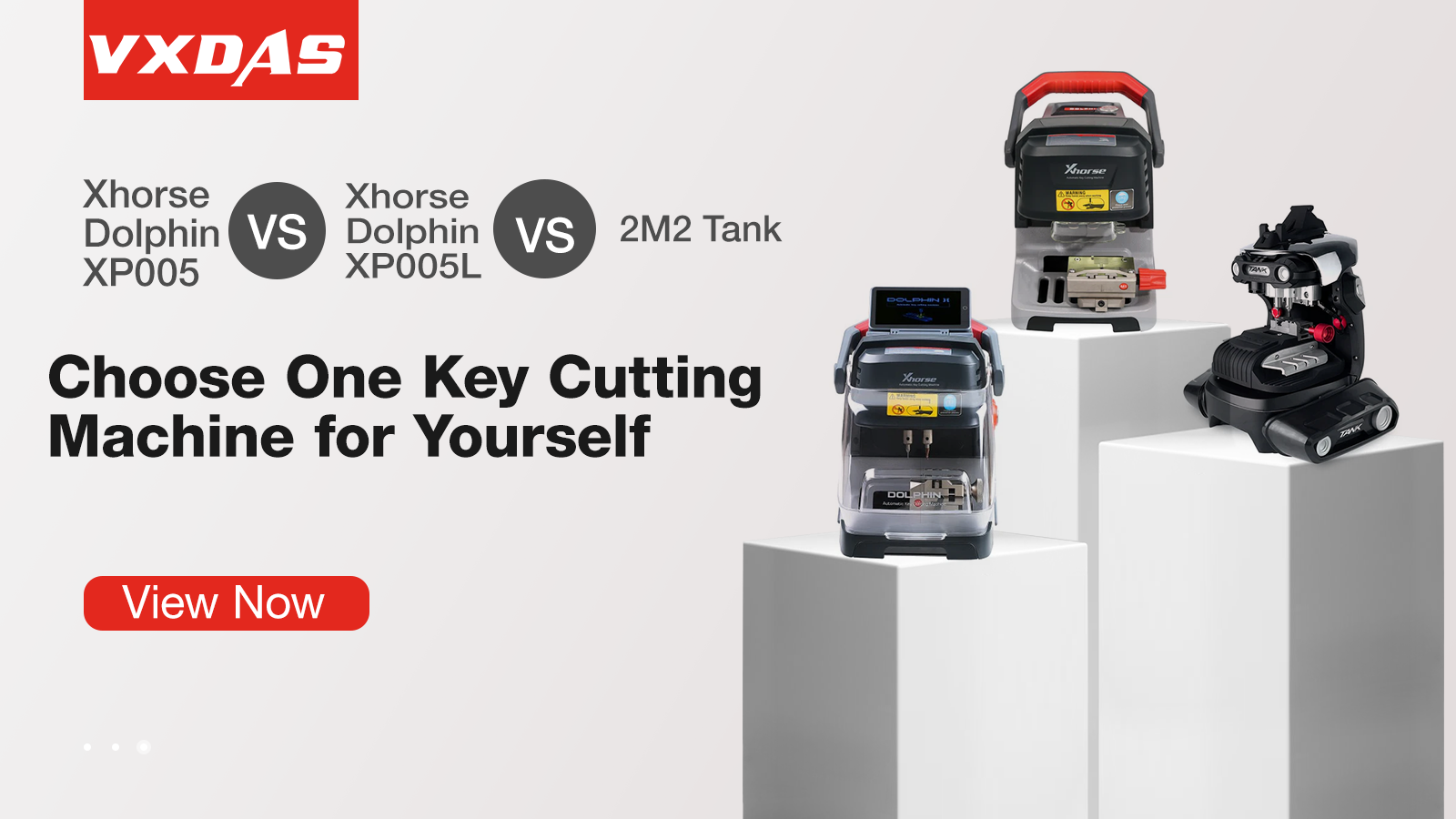Key Cutting Machine Comparison-Xhorse Dolphin XP005/XP005L vs 2M2 Tank