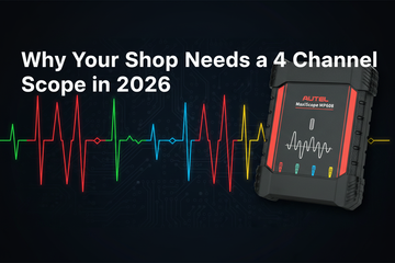 Autel MaxiScope MP608: The 4-Channel Oscilloscope That Turns Your Diagnostic Tablet Into a Professional Lab Scope