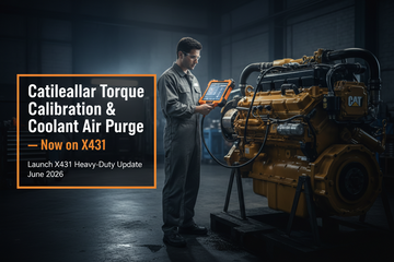 Launch X431 June 2026 Heavy-Duty Update Brings Caterpillar Torque Calibration, WABCO iEBS Testing, and FOTON EV Coverage