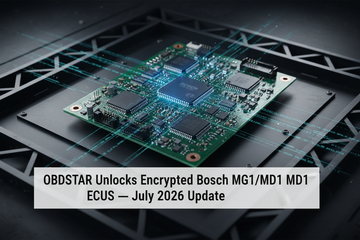 OBDSTAR Unlocks Bosch MG1/MD1 ECUs: BMW B48/B58 Bench Tuning Is Now Open to Independent Shops
