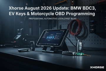 Xhorse 2026 Update Adds BMW BDC3/U, EV OBD Key Programming, and Motorcycle Support