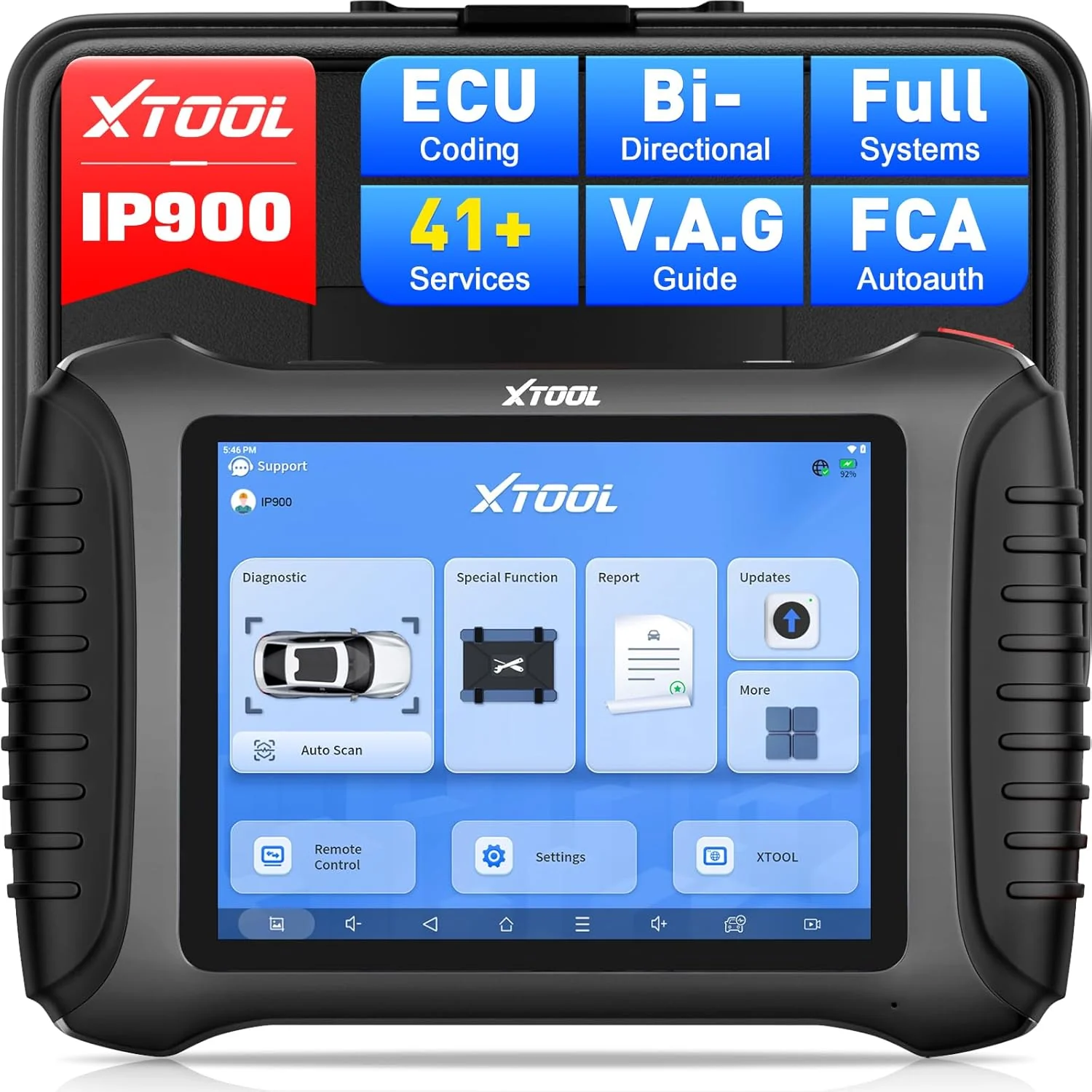 XTOOL INPLUS IP900 ECU Coding Key Programmer VAG Guided & FCA OBDII Scanner