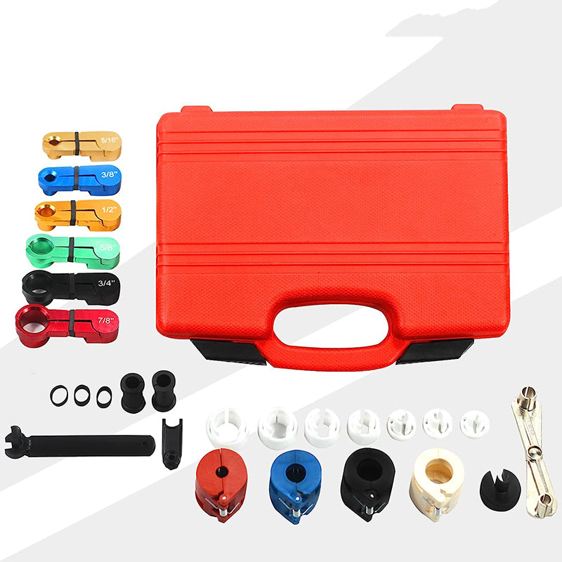 A/C Disconnect Tool for Auto Air Conditioner Refrigerant Fluorine Hose,Cold Air Hose,Quick Coupler Fuel Hose,Air Hose Compressor