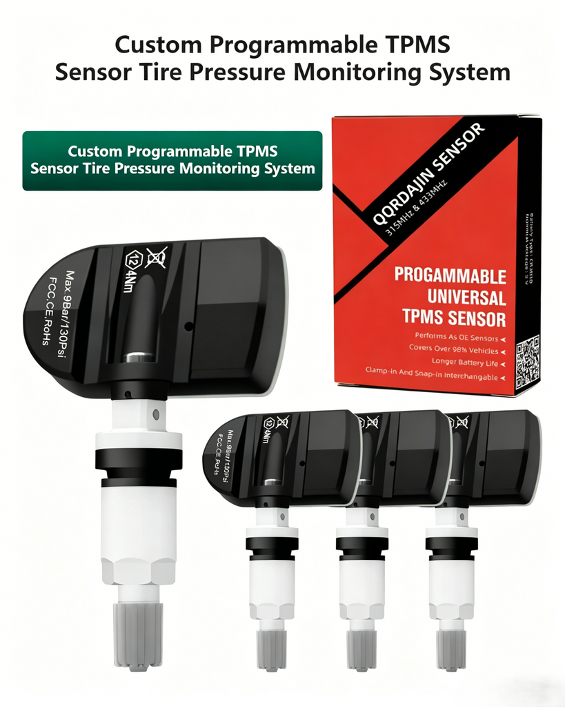 BYD-01  Tire Pressure Sensor Multi-Protocol TPMS Sensor 433MHz (4-Pieces)