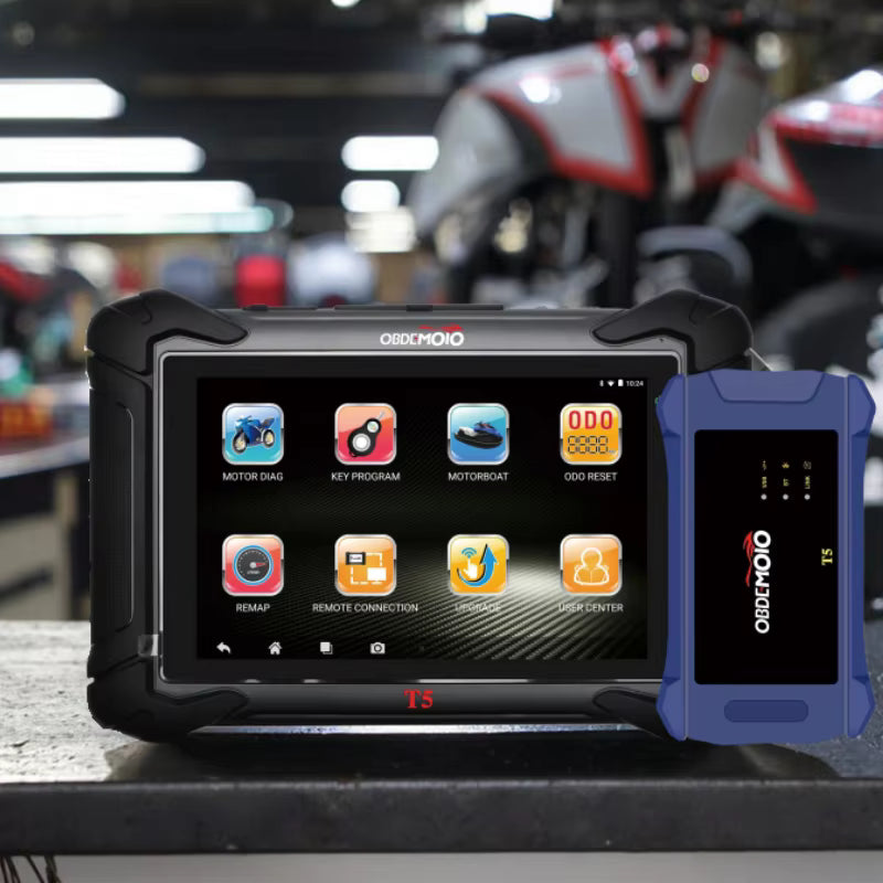 OBDEMOTO T5 OBD2 Scanner Diagnostic Tool for Motorcycle Code Reader/Engine Analyzer