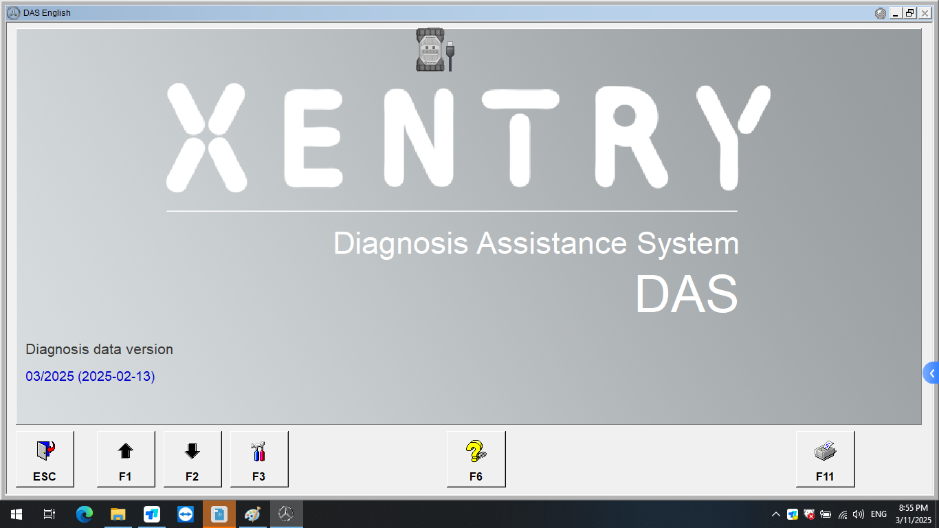 V2025.09 Benz Xentry Diagnostic & Programming Software For Mercedes installed in SSD/HDD