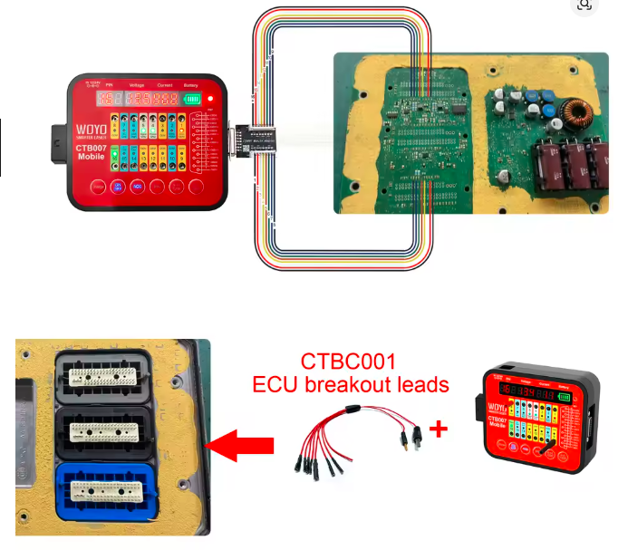 WOYO CTB007 Mobile OBD2 Diagnostic Test Box - Professional ECU Bench Tester