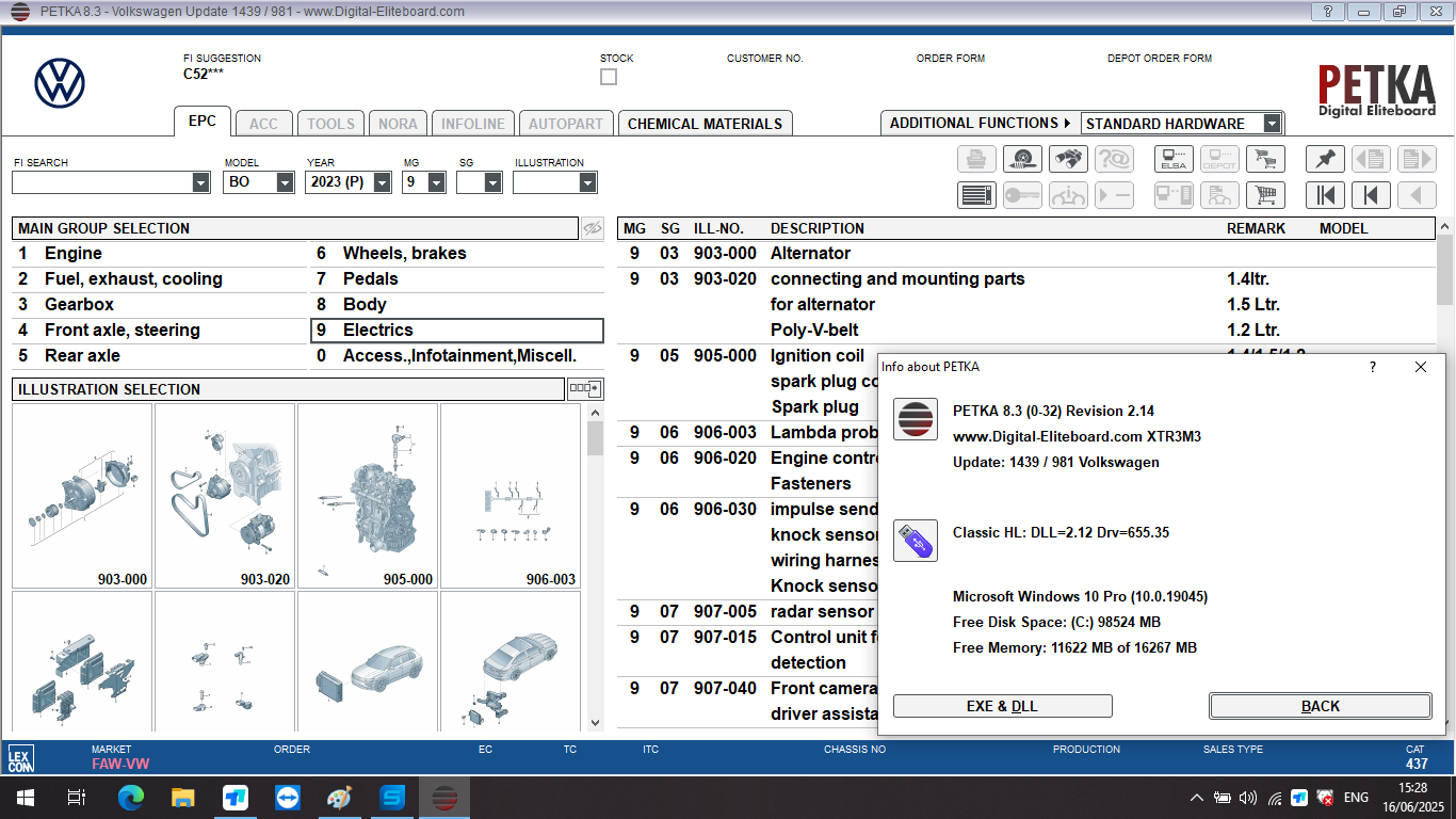 ODIS Software V25.03 V-W A-udi Elsawin 6.0 Vag ETKA 8.3 ODI-S Engineer Software V19 Installed In HDD/SSD