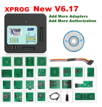 XPROG M V6.50 V6.26 V6.17 A New Authorizations XPROG Metal Box XPROG-M ECU Programmer with Full Adapters