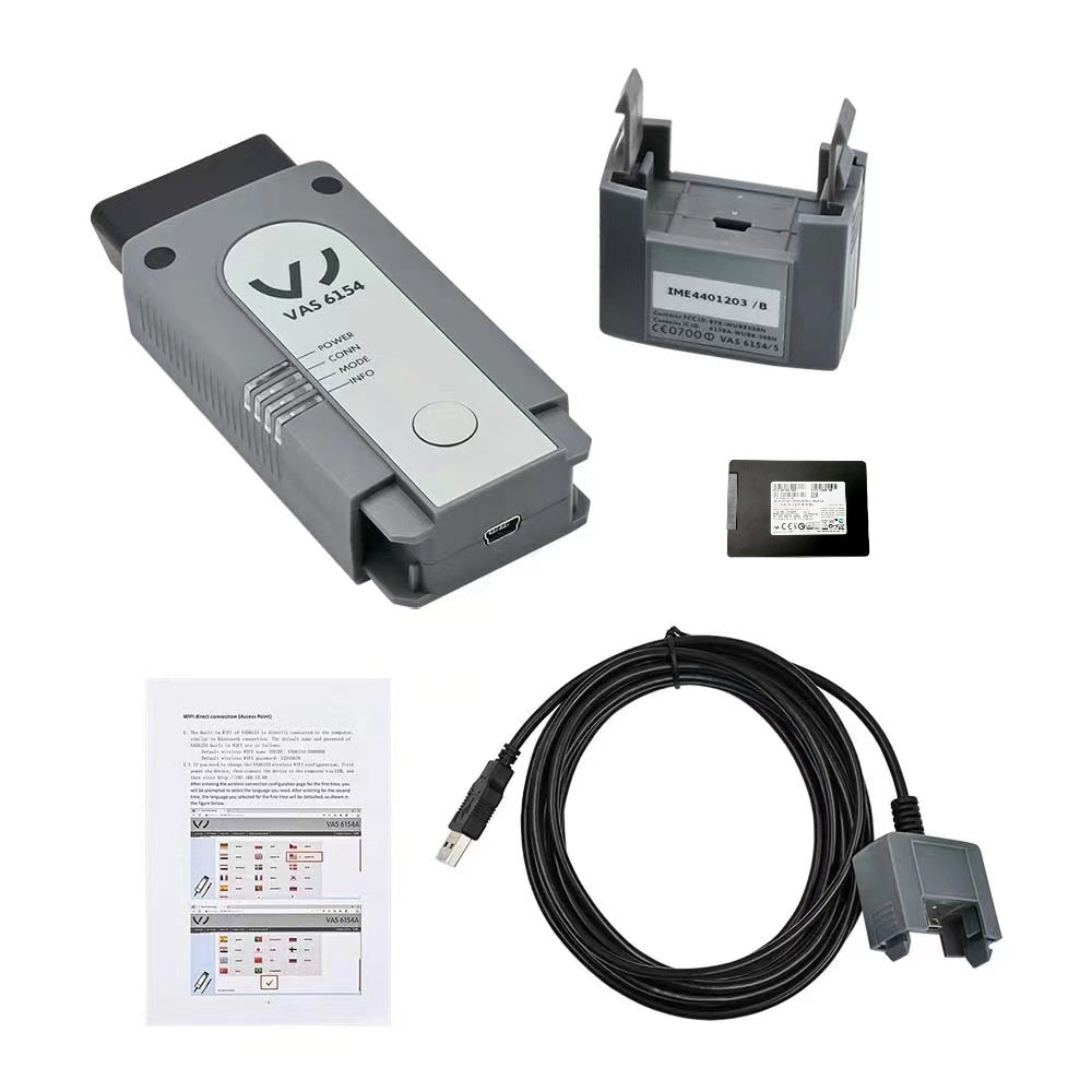 VAS 6154A DoIP OBD2 Scanner Original 1:1 For V-AG Diagnositc Tool CAN FD Till 2025