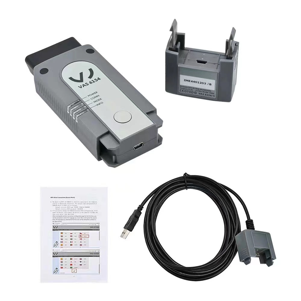 VAS 6154A DoIP OBD2 Scanner Original 1:1 For V-AG Diagnositc Tool CAN FD Till 2025