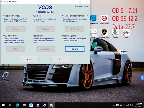 V-AS 5054 Diagnostic Tool with Panasonic CF-53 Laptop Installed ODI-S V7.21 SSD Full Set Ready to Use