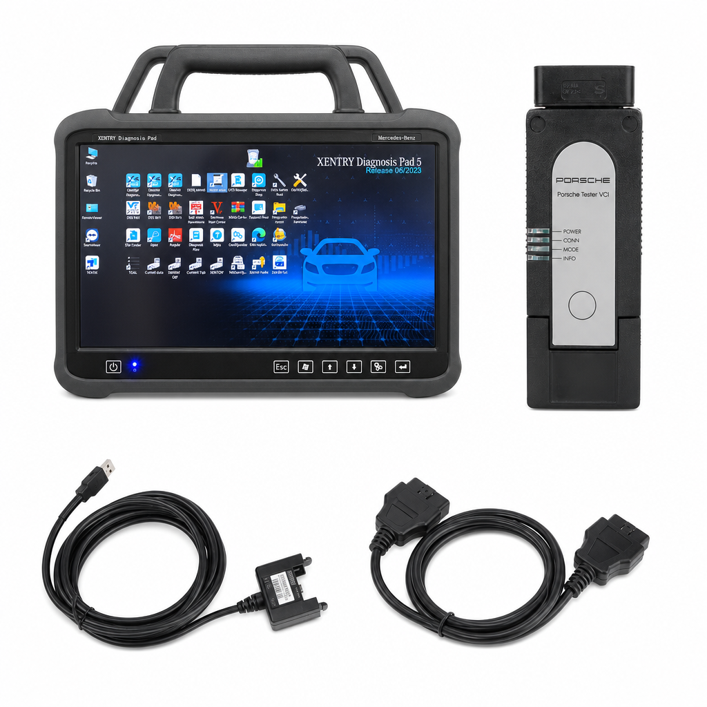 PIWIS 4 WiFi (PT4G) + Automotive Diagnostic Tablet (10th Gen i5, 16GB RAM, 512GB SSD) V44.8 PIWIS 4 Software