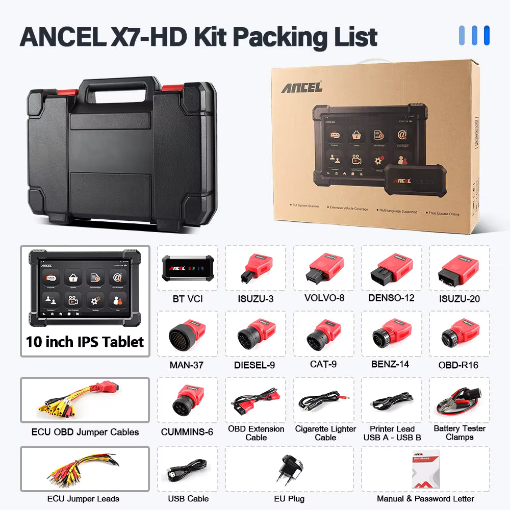 Ancel X7 HD Heavy Duty Scanner