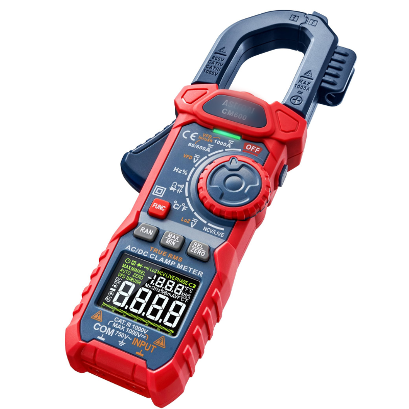 AstroAI Inrush 6000 Counts Digital Clamp Meter Multimeter 1000A TRMS VXDAS Official Store