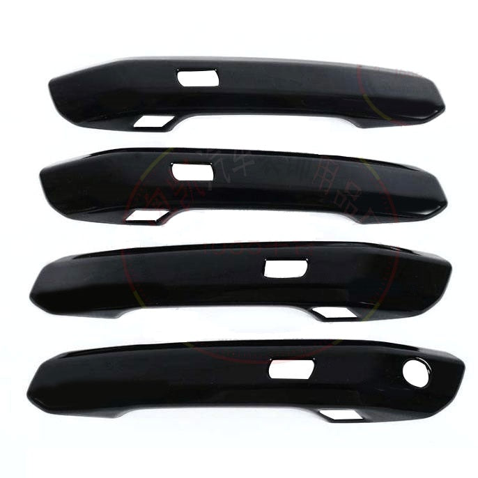 thumbnail interactive-video image 1 of Gloss Pure Piano Black Side Door Handle Covers For Infiniti Q50 2014-2024 – Smart Key Compatible 1 of 2