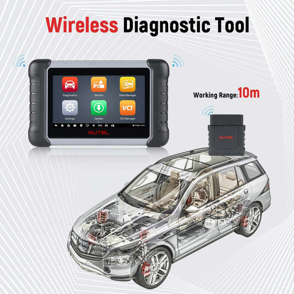 Autel MaxiCOM MK808Z-BT Bi-Directional Car Diagnostic Scan Tool