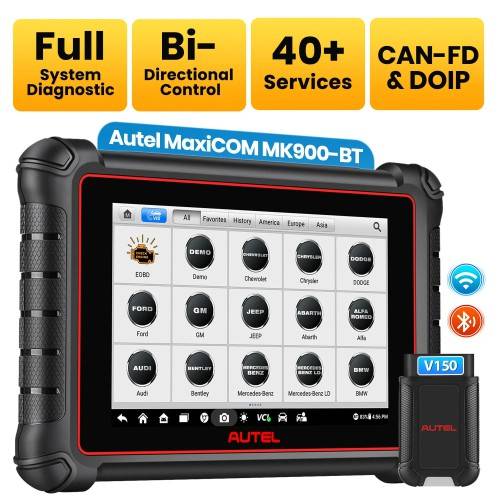 Autel MaxiCOM MK900 MK900-BT MK900-TS Full System Diagnostic Tool OE-l ...
