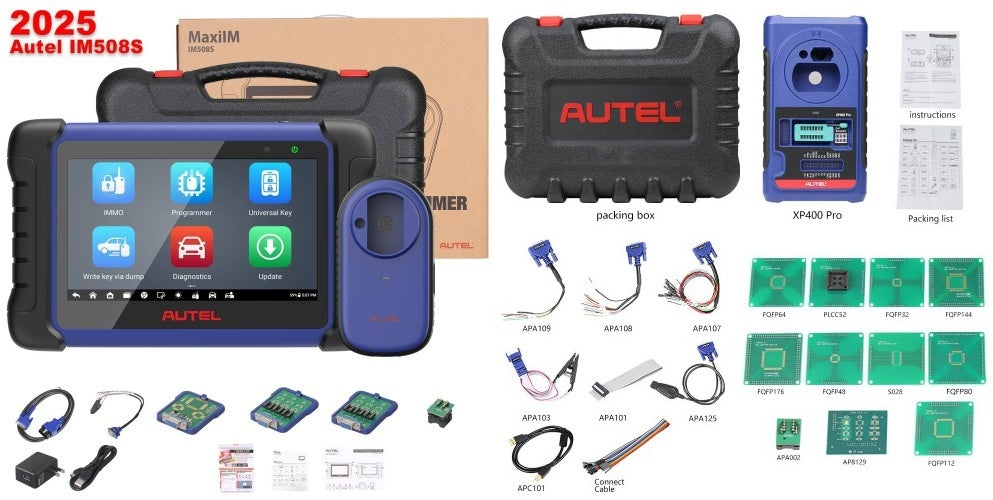 Autel MaxiIM IM508S Plus XP400 Pro Same IMMO Functions as Autel IM608 II/ IM608 PRO II with 2 Years Free Update