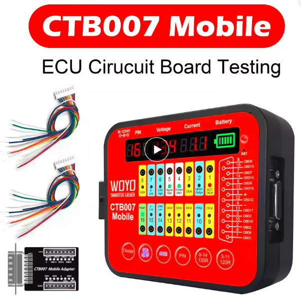 WOYO CTB007 Mobile OBD2 Diagnostic Test Box - Professional ECU Bench Tester