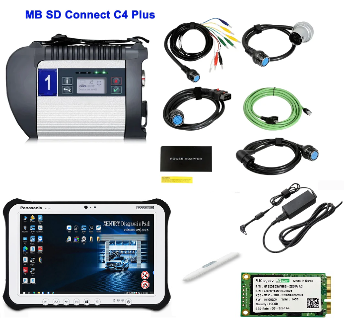 SD Connect C4 DoiP Star Diagnosis with Xentry Software V2025.12 Plus Lenovo T430 Laptop Ready to Use