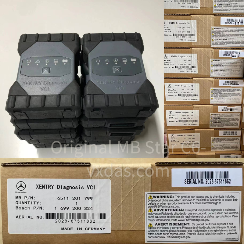 XENTRY Diagnosis VCI C6 Original Multiplexer MB Star C6 For Mercedes Diagnosis, SCN Coding, and Programming