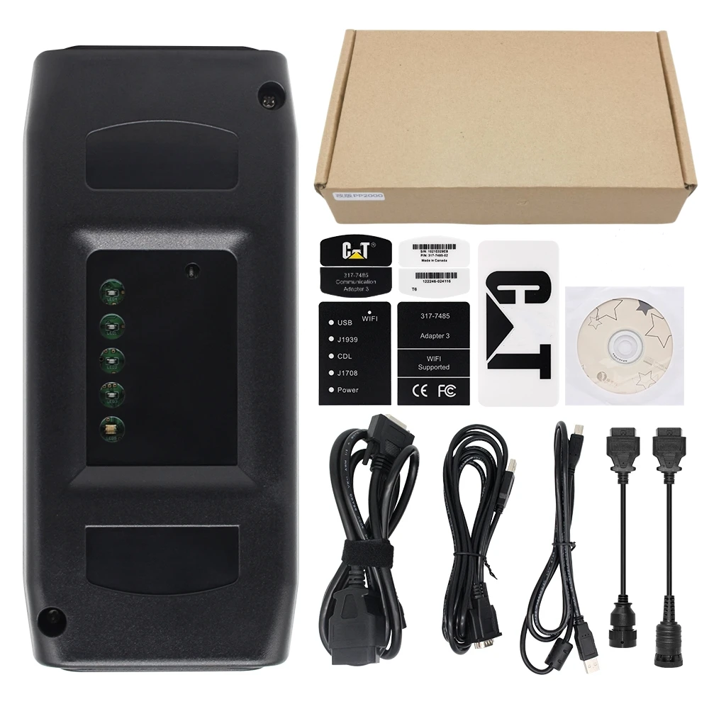 CAT ET III Caterpillar ET Diagnostic Adapter 3 Truck Diagnostic Tool With V2019A/V2024A Software