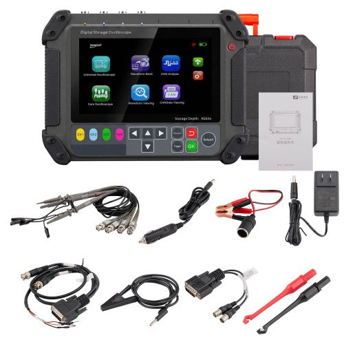 DIAGXT T80 Automotive Oscilloscope,Universal Oscilloscope,Store, Parse, Modify, Send CAN Bus Data with 4G Memory