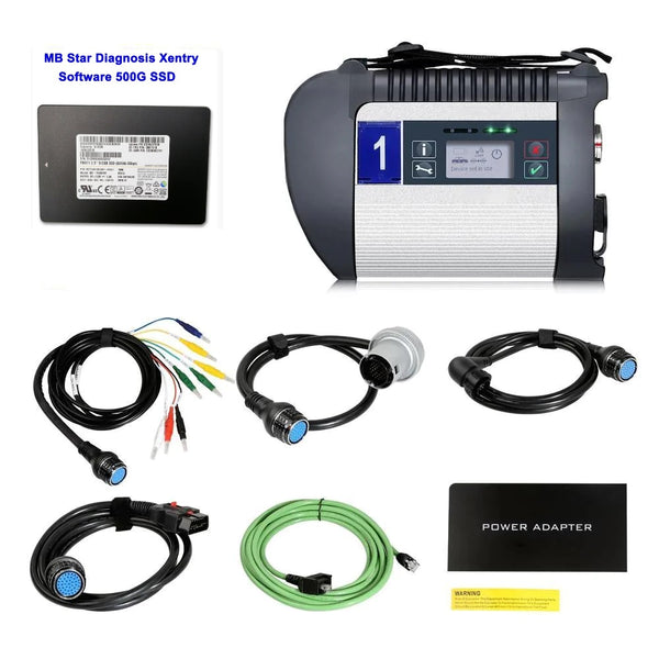 MB SD Connect C4 DOIP PLUS MB Star Diagnostic Tool with V2023.09 Xentry Mercedes Benz Software HDD/SSD