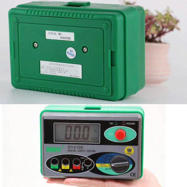 DY4100 Digital Earth Ground Resistance Tester Meter