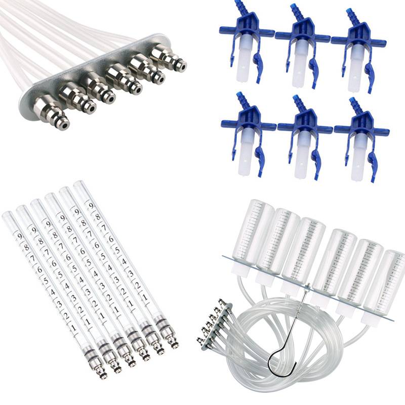6-cylinder Fuel Injector Flow Meter Adapter Set Detector Common Rail Leak Off Test Kit Fuel Return Quantity Detector Measuring Instrument 6-cylinder Fuel Injector Flow Meter Adapter Set Detector Common Rail Leak Off Test Kit Fuel Return Quantity Detector Measuring Instrument
