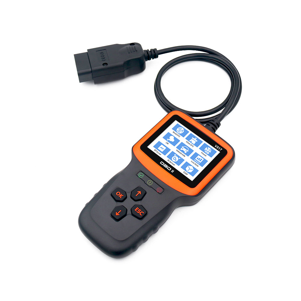 V317 Automobile Fault Detector OBD II EOBD OBD 2 Oxygen Sensor Test En