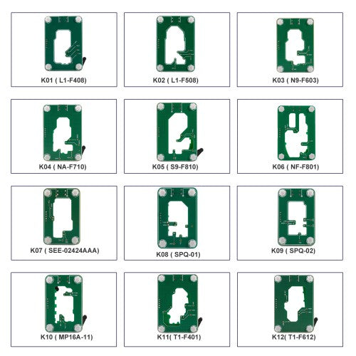 EONEBOSS NXP Smart Key Adapter Kit for NK001/HK001, 12PCS Solder-Free PCB Adapte
