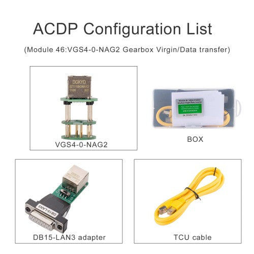 YANHUA Mini ACDP Module 46 for Benz VGS4.0-NAG2 TCU Data Transfer and Refresh Tool