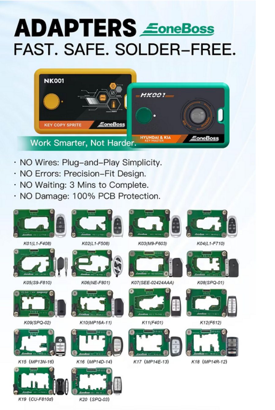 EoneBoss HK001 Hyundai & Kia NCF29A Smart Key Master – Standalone Key Programming Tool