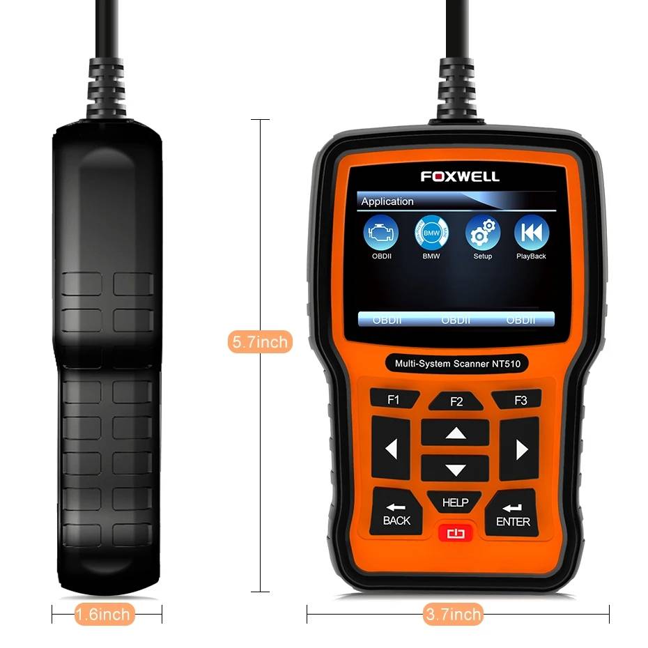 Foxwell, NT510, scanner multisistema con funzioni avanzate come accensione, adattamento e programmazione Foxwell, NT510, scanner multisistema con funzioni avanzate come accensione, adattamento e programmazione