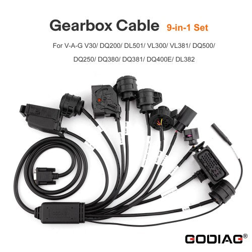 GODIAG Gearbox Cable 9-in-1 & 5-in-1 & 7-in-1 Sets XHORSE MULTI-PROG f