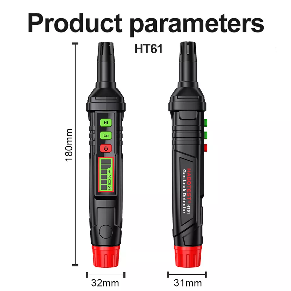 HABOTEST HT61 Gas Leak Detector Pen Combustible Natural Gas Detectors