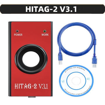 Hitag2 V3.1 HITAG-2 V3.1 Version Auto Key Programmer OBD2 Car Diagnostic Tool HITAG 2 Universal Transponder Immo Remote Read PIN VIN