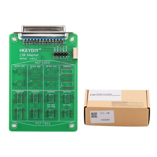 2026 KEYDIY 13# Remote Chip Reading Adapter for Reading Chip Data from Water-damaged or Broken 5C & 5D Keys