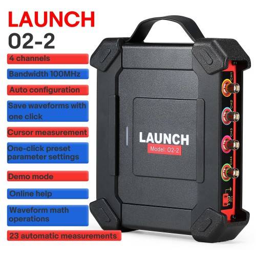 LAUNCH X431 O2-2 Scope box Oscilloscope (4 Channels) USB Port
