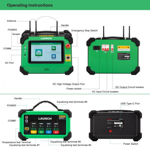 Launch EVB624 EV Battery Pack Cell Wireless Equalizer 24 Channels