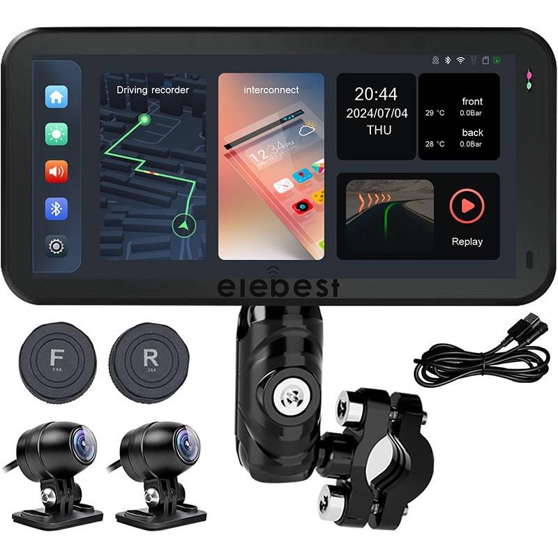 MG600 6.25Inch Display Motorcycle Navigator Wireless screen projection