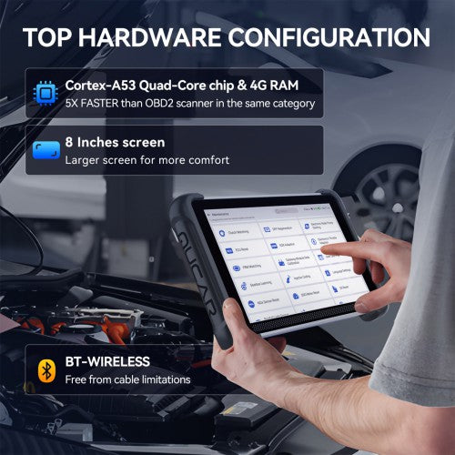 MUCAR 892BT Bidirectional AI OBD2 Diagnostic Scanner Full System Auto Repair Tool